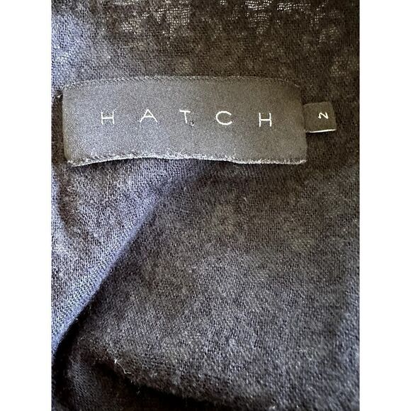 HATCH Women's Maternity Cotton Ditsy Floral Long Sleeve Jumpsuit Black Size 2 - Picture 2 of 16